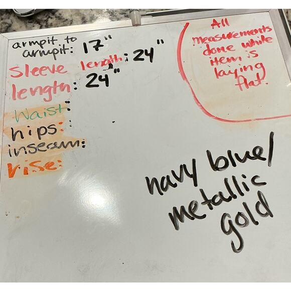 Lauren Ralph Lauren Womens Sweater Size Small Navy Blue Gold Metallic Nautical - Picture 3 of 7